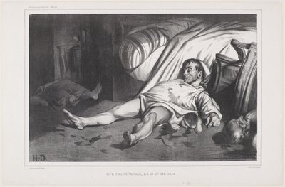 Rue Transnonain, April 15, 1834 by Honoré Daumier